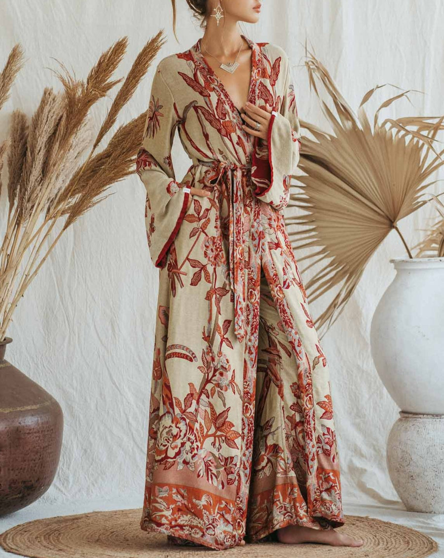 River of Roses - Maxi Kaftan