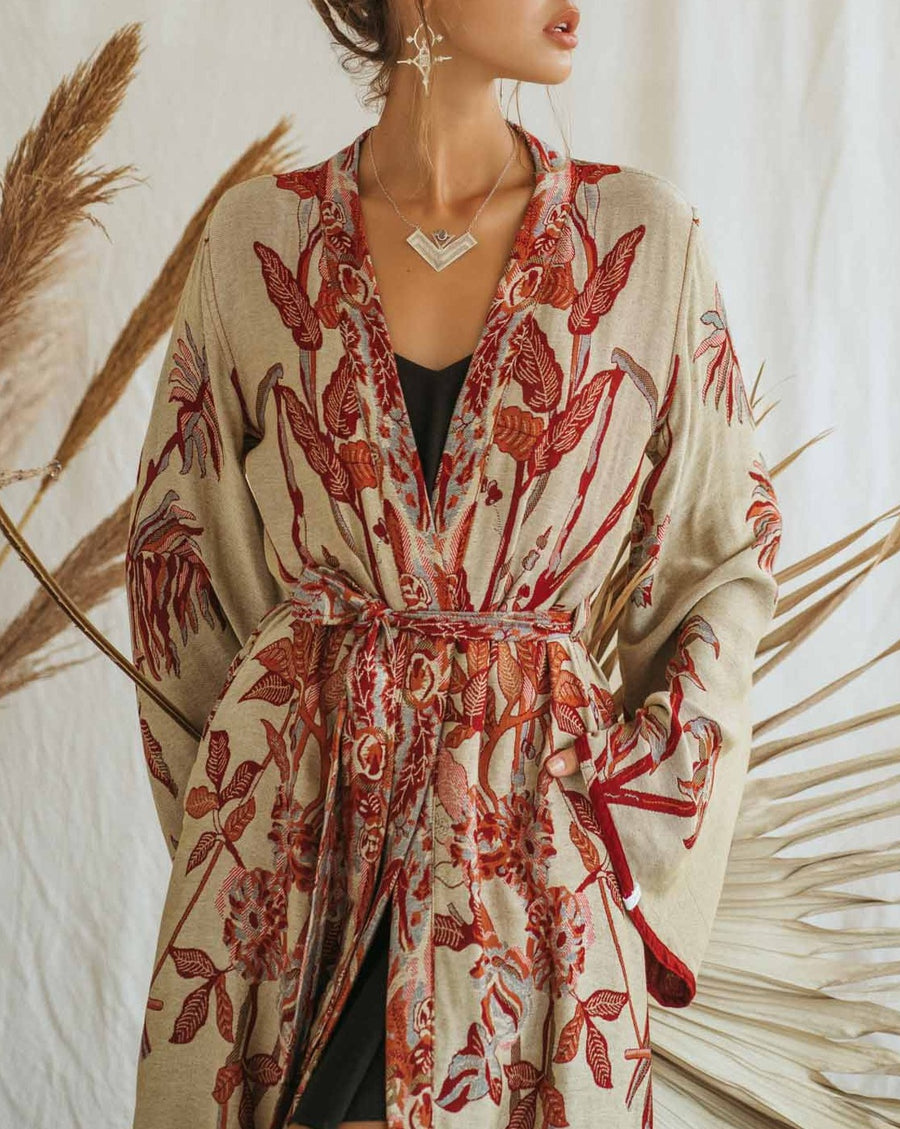 River of Roses - Maxi Kaftan