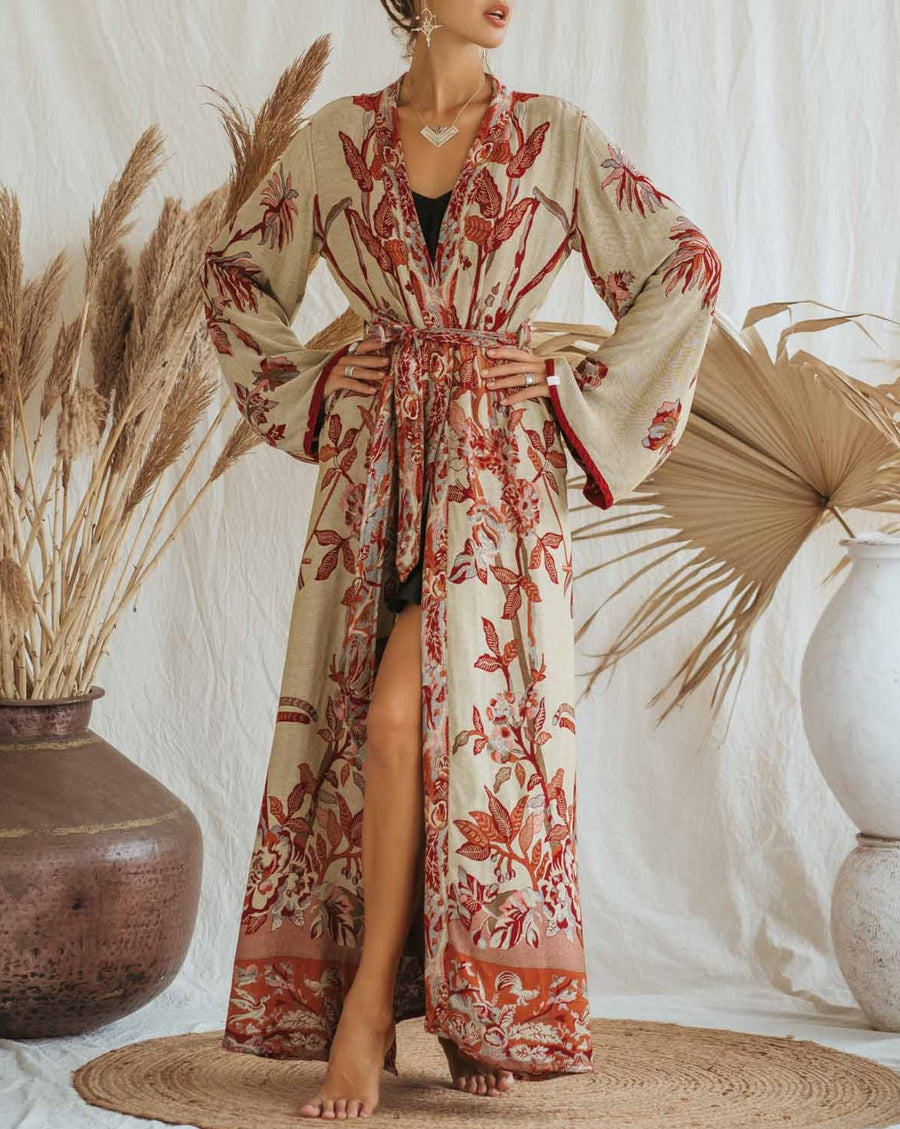 River of Roses - Maxi Kaftan