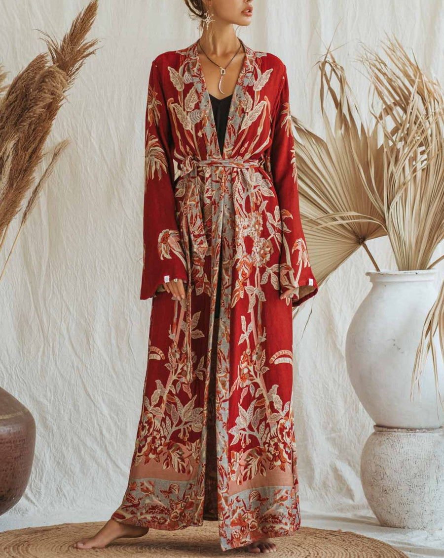 River of Roses - Maxi Kaftan