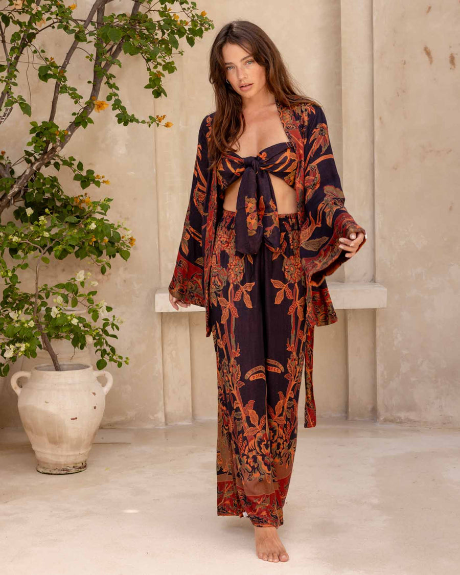 September Sky - Short Kimono