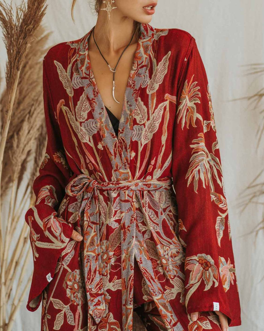 River of Roses - Maxi Kaftan