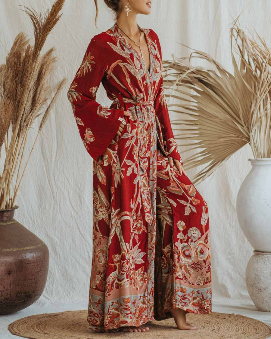 River of Roses - Maxi Kaftan