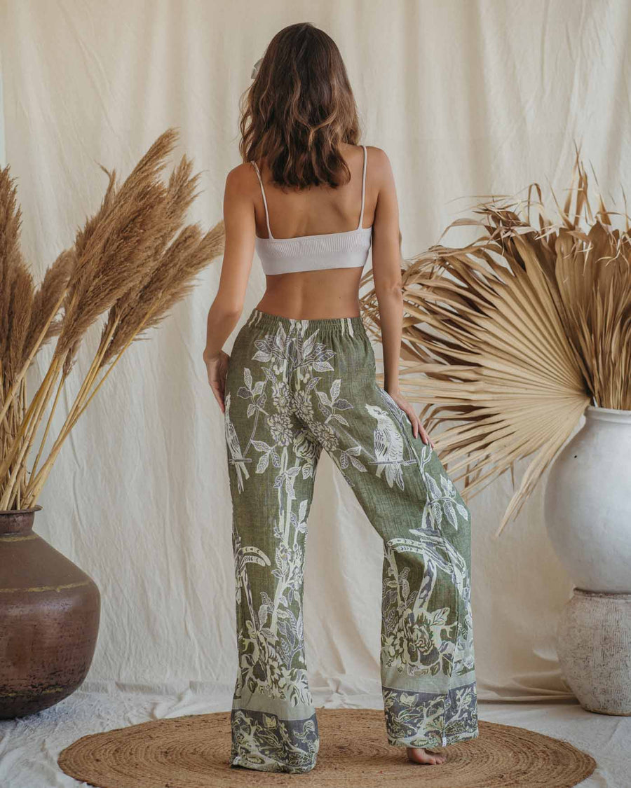 Palazzo Pants, Eco Friendly Wide Leg Pants