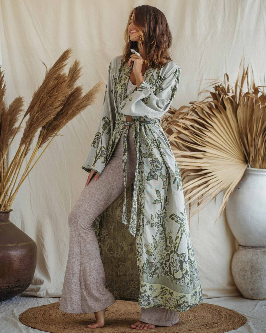 Sage - Eco-Friendly Modal - Maxi Kaftan