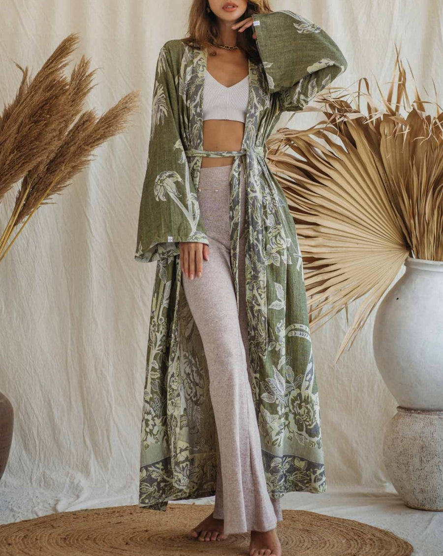 Sage - Eco-Friendly Modal - Maxi Kaftan