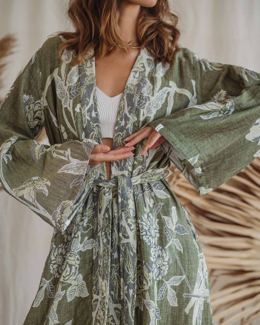 Sage - Eco-Friendly Modal - Maxi Kaftan