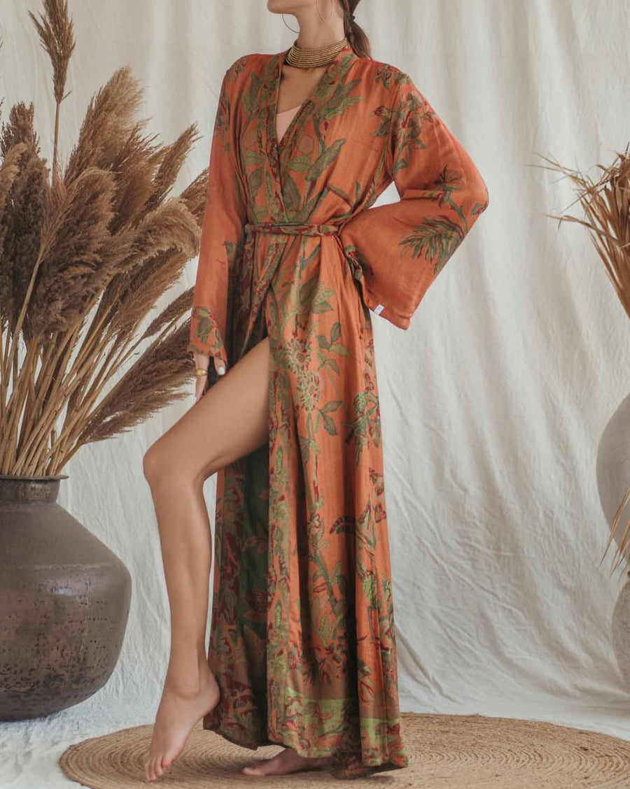 Green Goddess - Maxi Kaftan