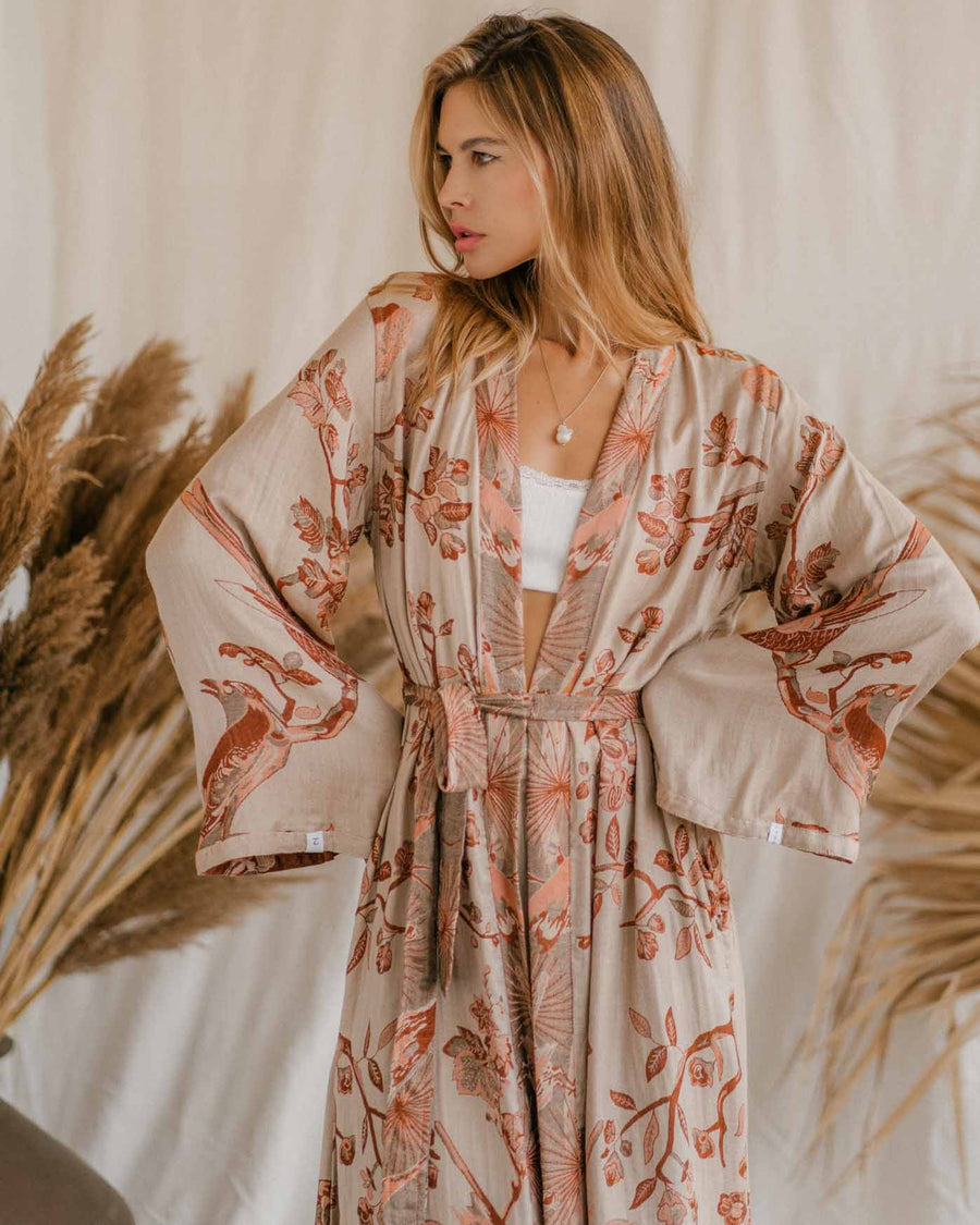 Terra Dvau - Eco-Friendly Modal - Maxi Kaftan (Pre order - will ship for the first time in the middle of March)