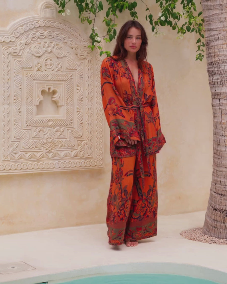 September Sky - Short Kimono