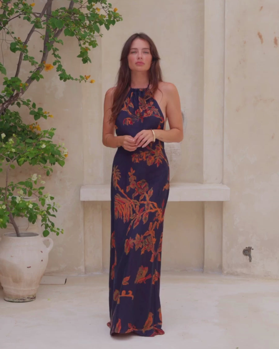 September Sky - Halter Dress