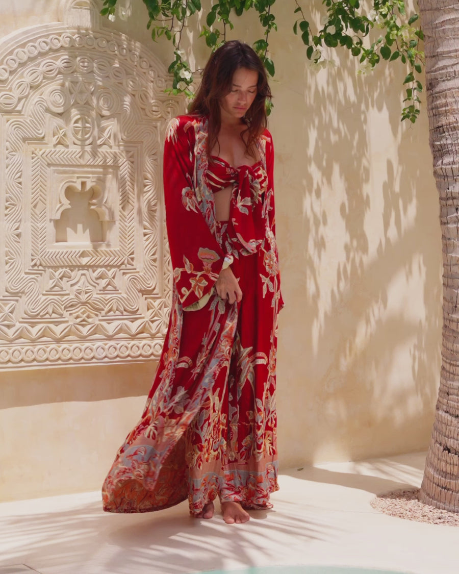 River of Roses - Maxi Kaftan