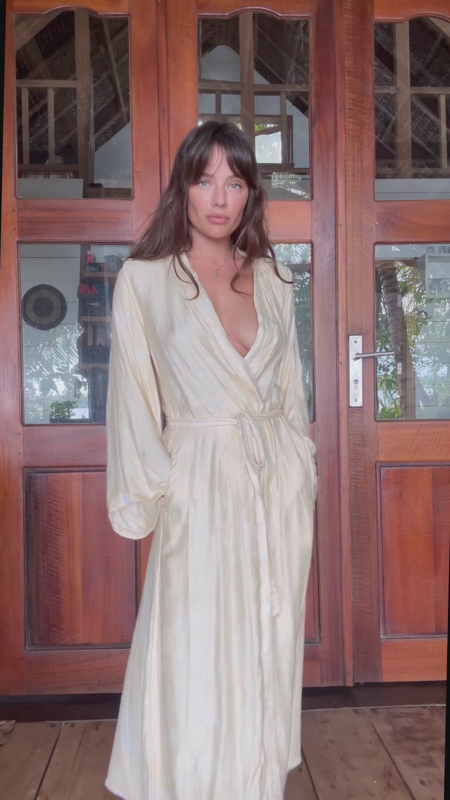 Snowdrop - Maxi Kaftan (Out of stock - Available again in April)