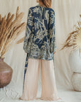 Deep Blue Sea - Short Kimono