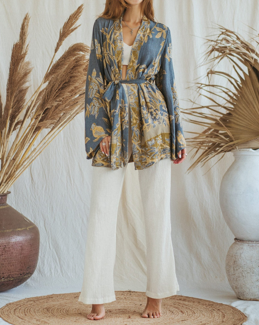 Forget Me Not - Short Kimono