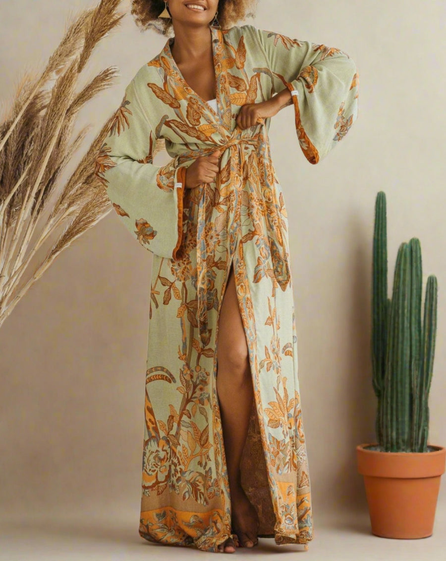 Minty Earth - Maxi Kaftan