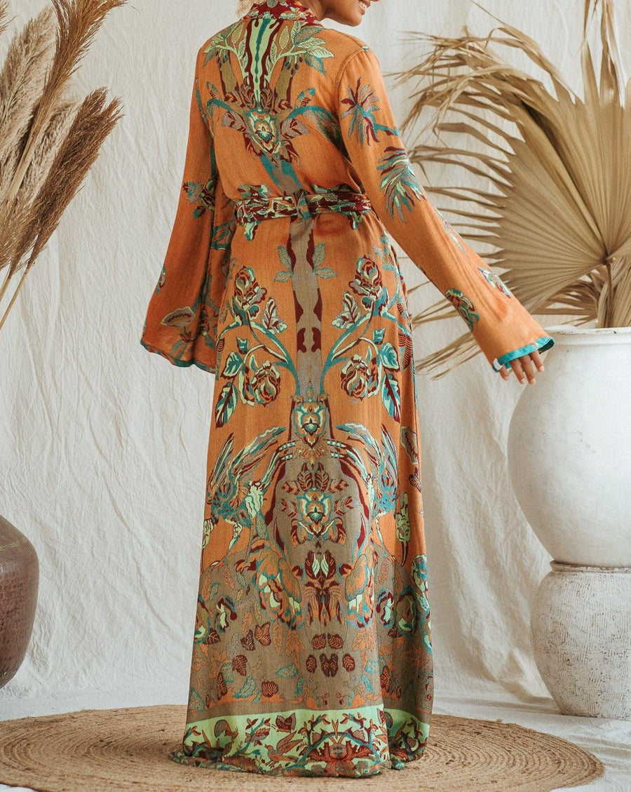 Ocean Coral - Maxi Kaftan