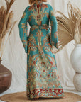 Ocean Coral - Maxi Kaftan