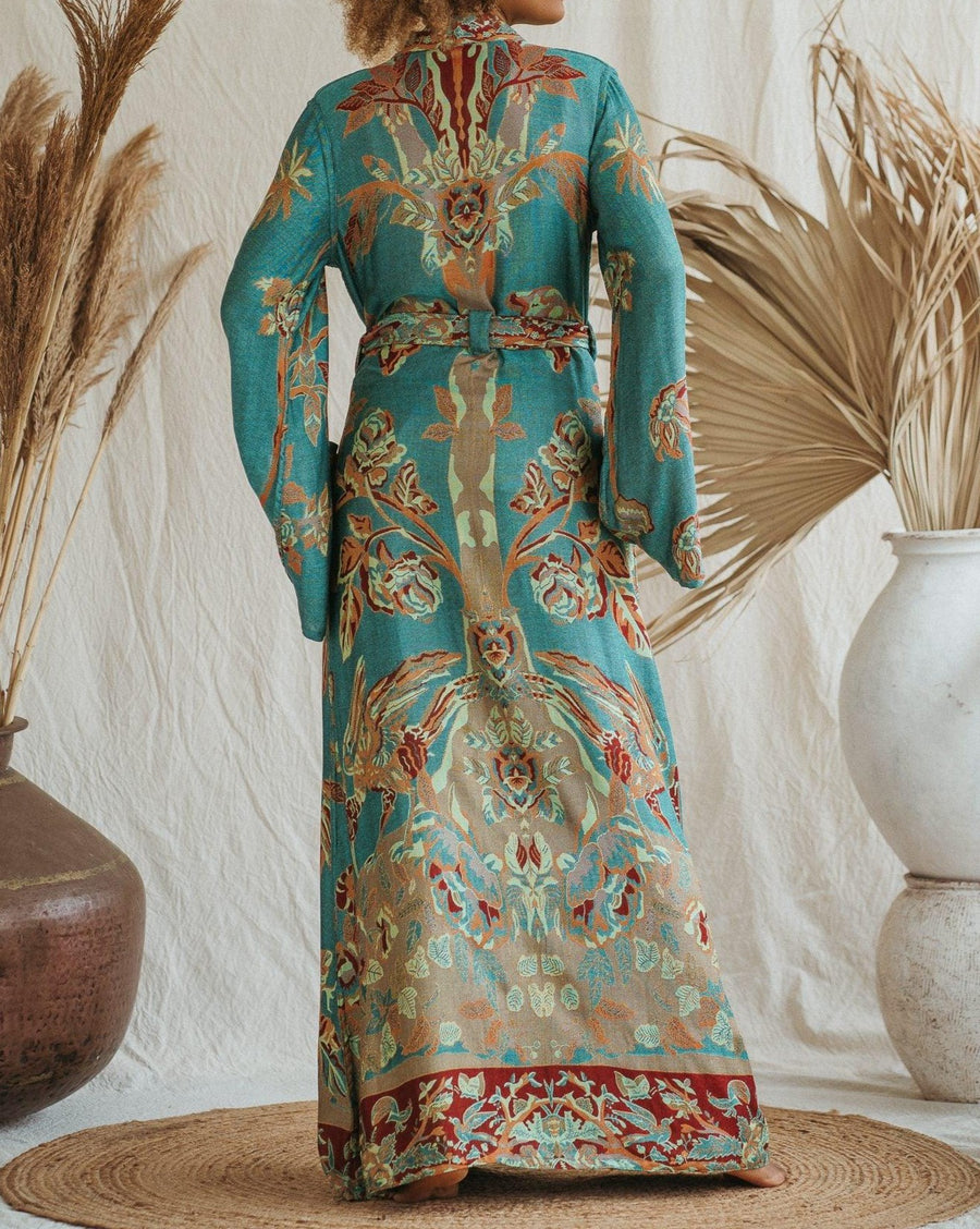 Ocean Coral - Maxi Kaftan