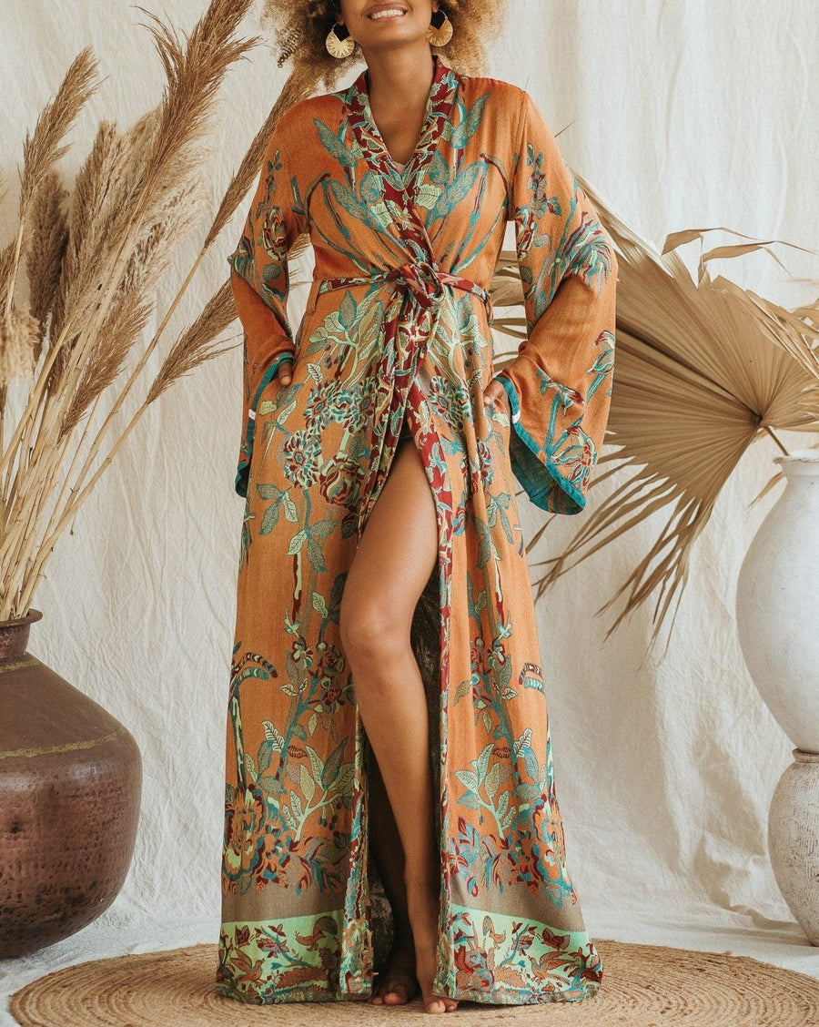 Ocean Coral - Maxi Kaftan