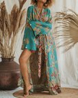 Ocean Coral - Maxi Kaftan