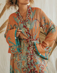 Ocean Coral - Maxi Kaftan