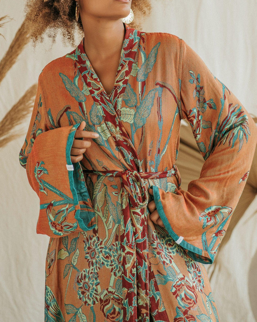 Ocean Coral - Maxi Kaftan