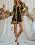 Sunflower Power - Short Kimono