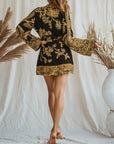 Sunflower Power - Short Kimono