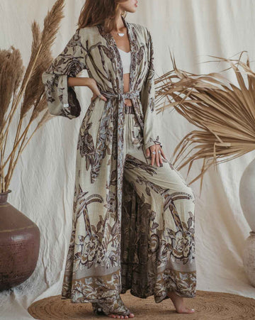 Burnt Umber - Maxi Kaftan