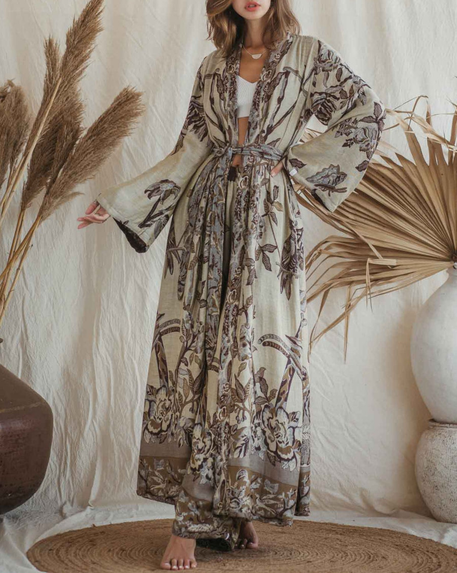 Burnt Umber - Maxi Kaftan