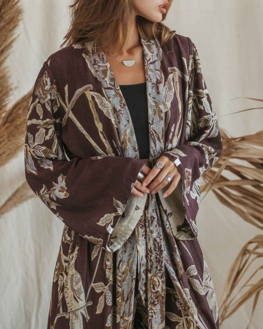 Burnt Umber - Maxi Kaftan