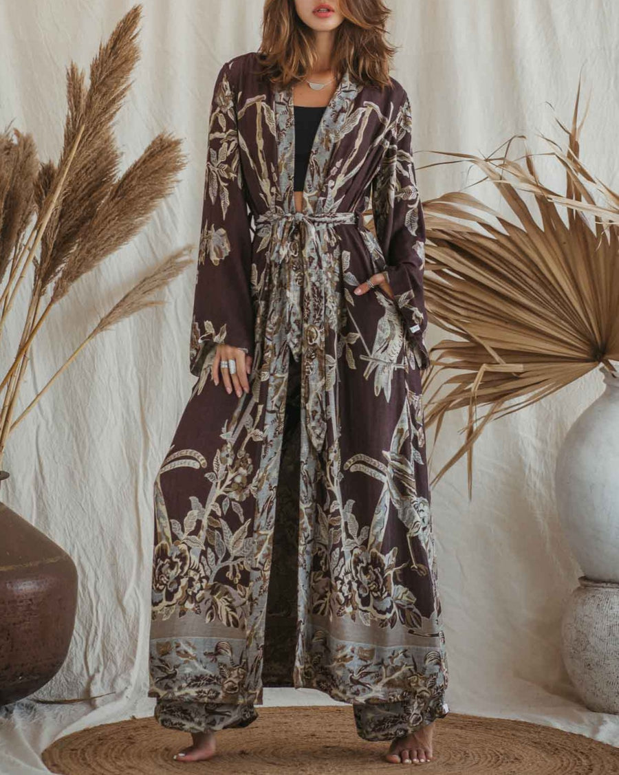 Burnt Umber - Maxi Kaftan