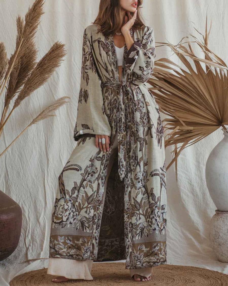 Burnt Umber - Maxi Kaftan