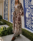 Burnt Umber - Maxi Kaftan