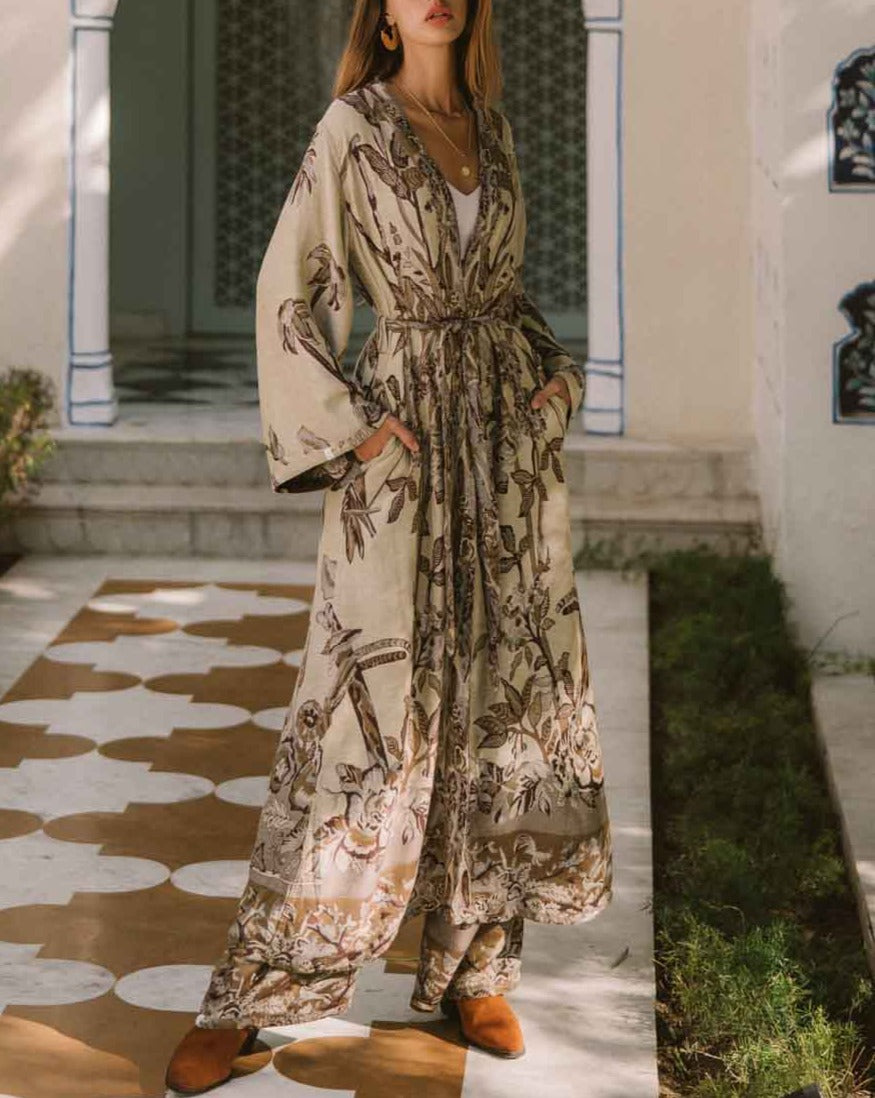 Burnt Umber - Maxi Kaftan