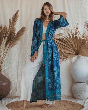 Blue Haven - Eco-Friendly Modal - Maxi Kaftan